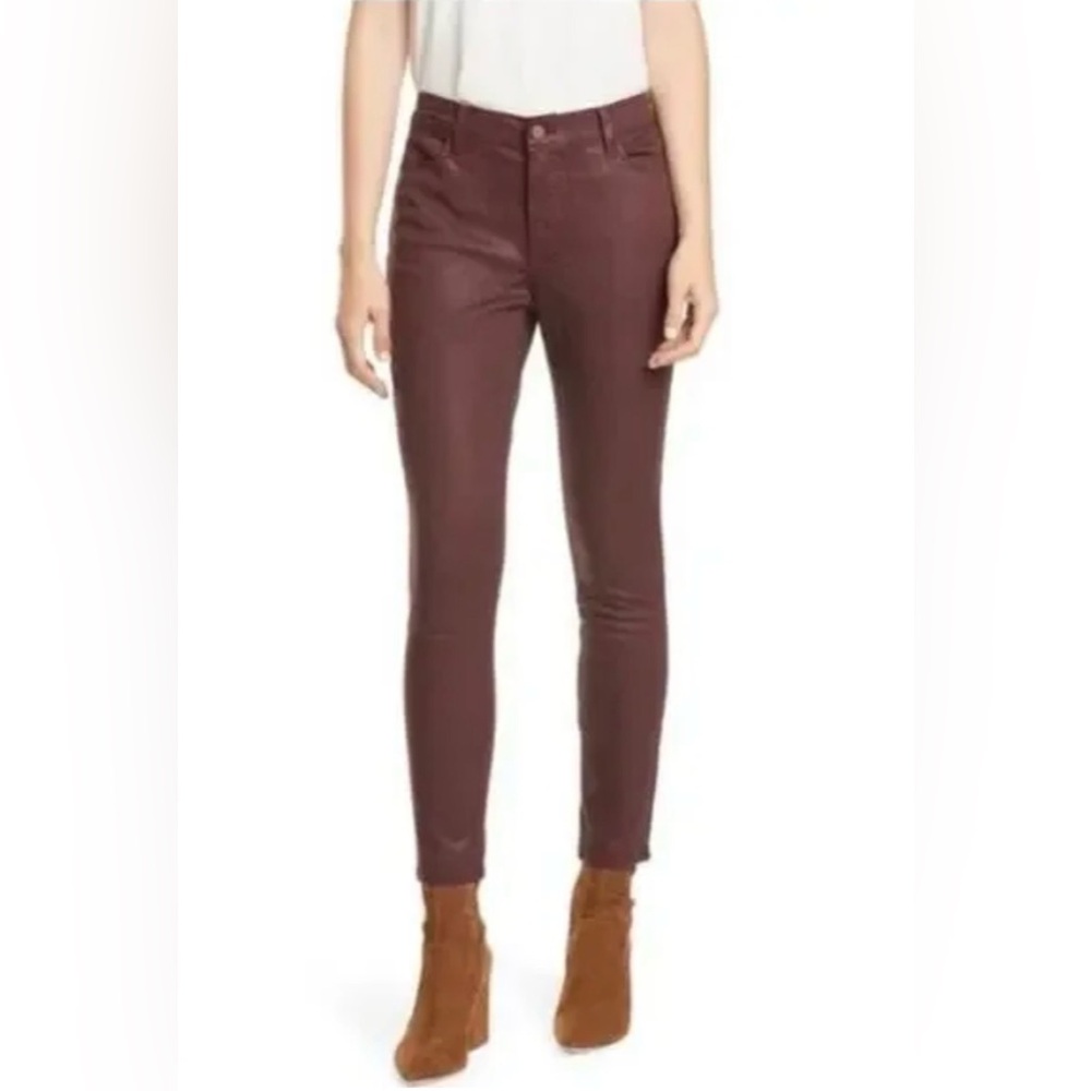 FRAME Denim Le High Skinny Bordeaux Coated Women’s Jeans - 24